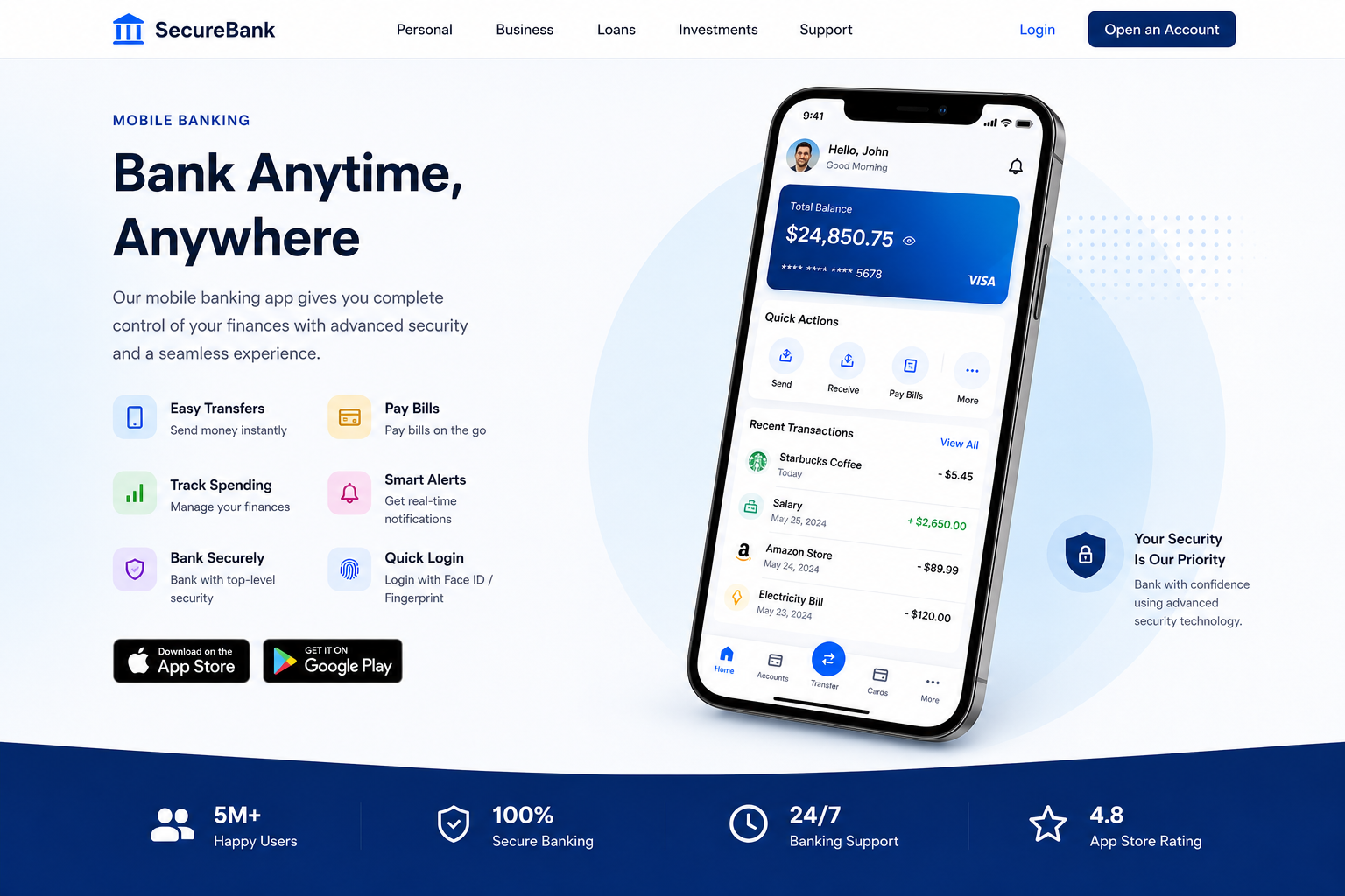 Mobile Banking App